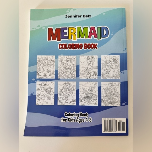 Coloring Book Life of Mermaids in 50 Cute Coloring Pages Disney - Picture 2 of 3